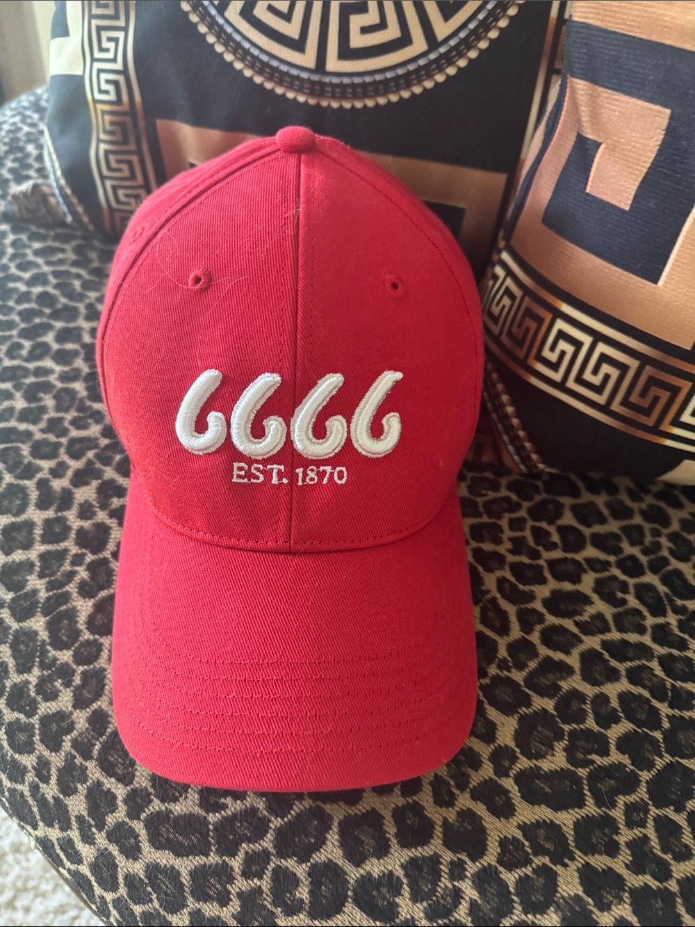 NWOT - Red 4 Sixes Ranch Hat